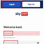 sky bet login mobile